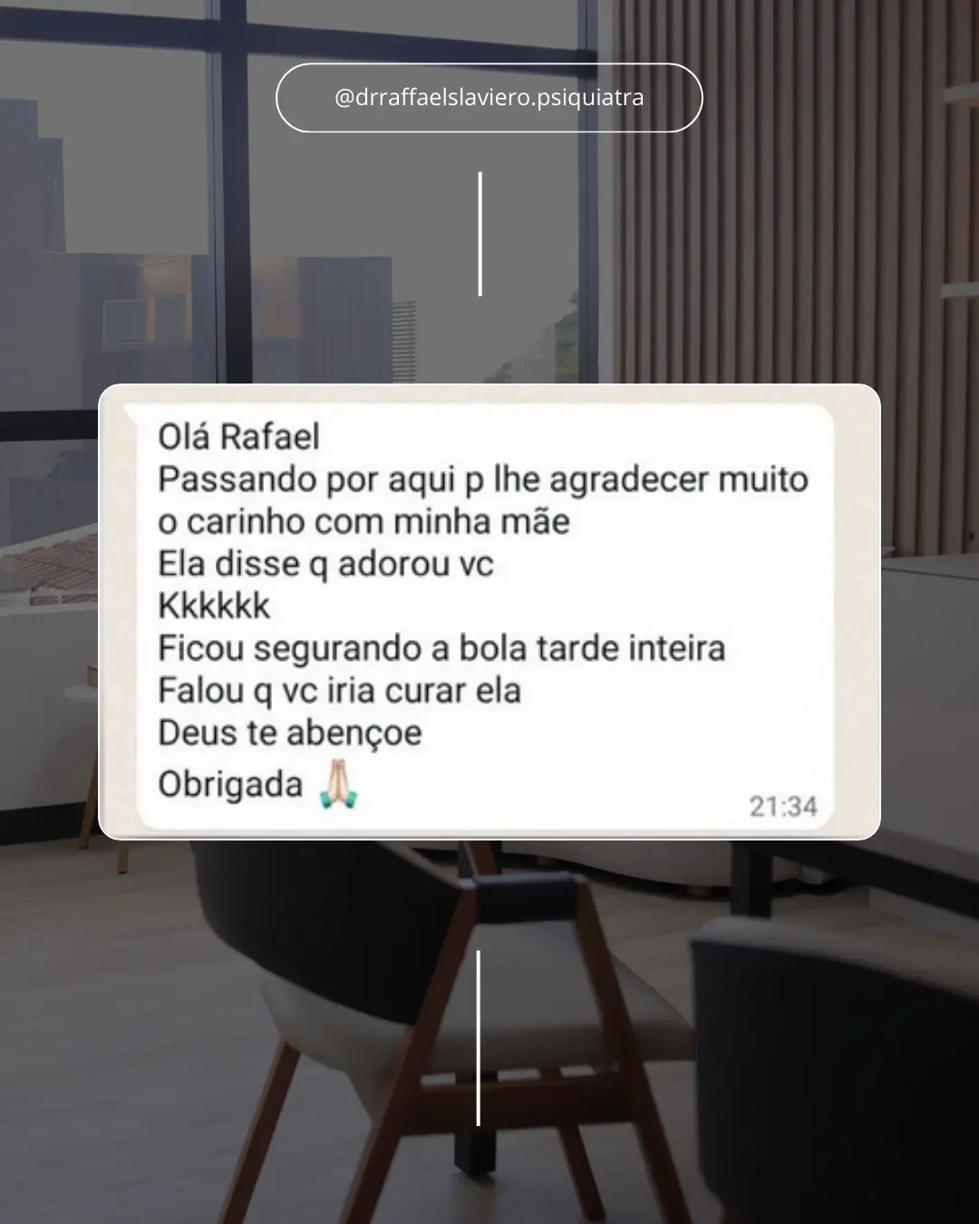 Depoimento de pacientes