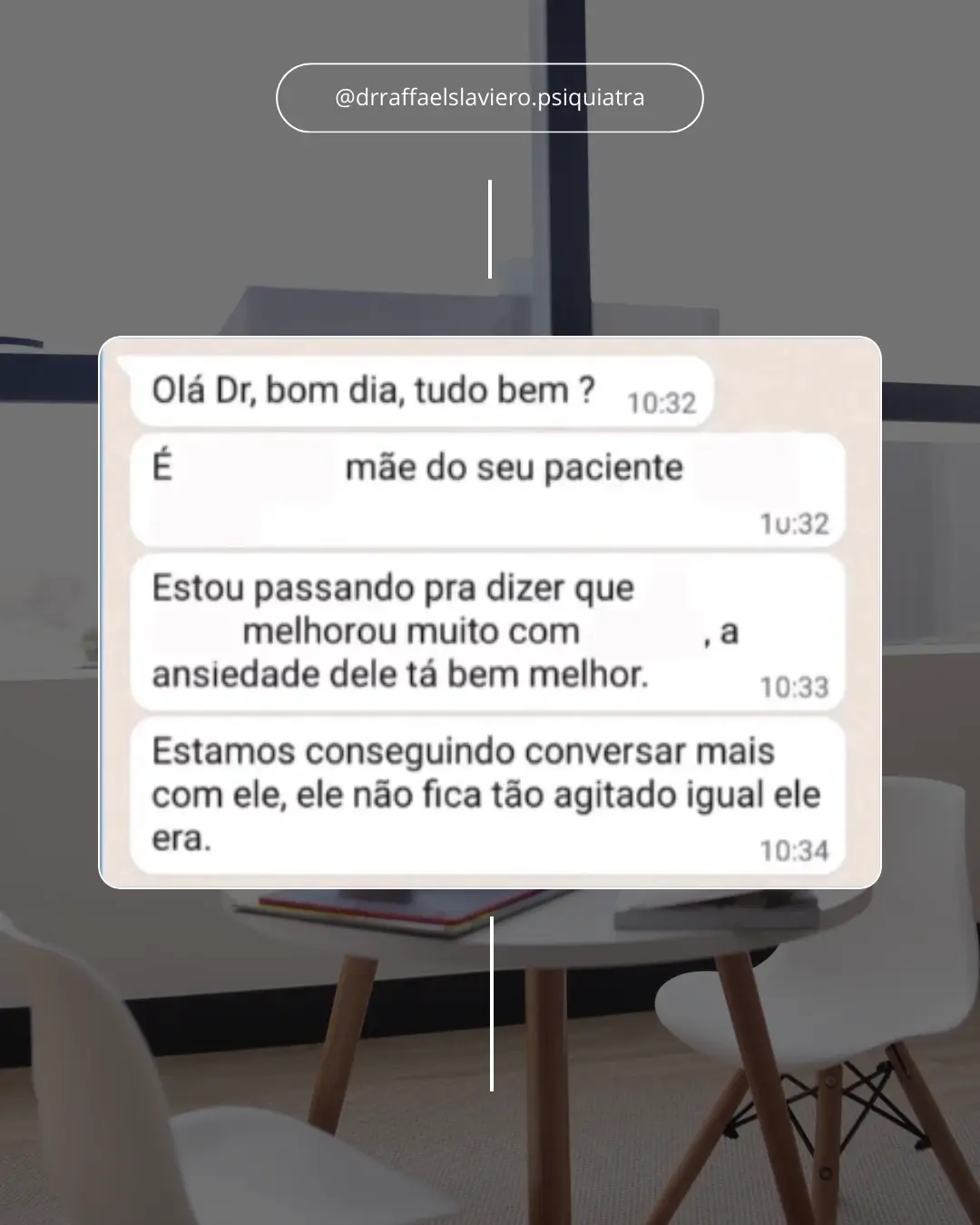 Depoimento de pacientes