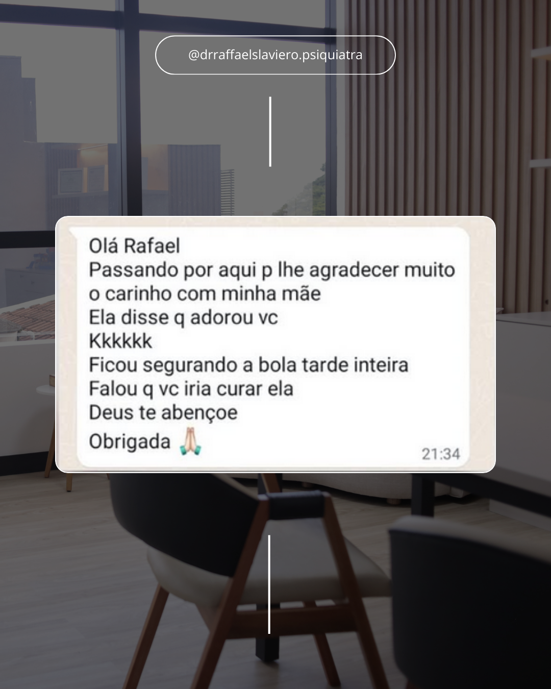 Depoimento de pacientes